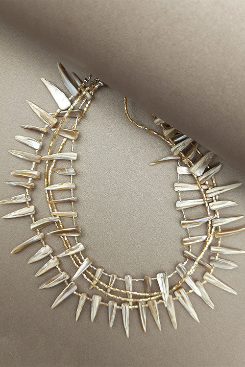 Whe 'Angler' Mother Of Pearl Necklace