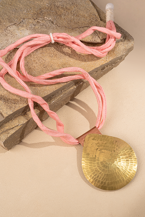 Studio Coppre Teardrop Brass Pendant