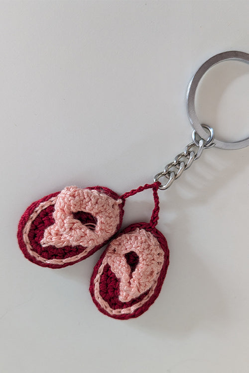 Okhai "Happy Feet" Crochet Key Ring
