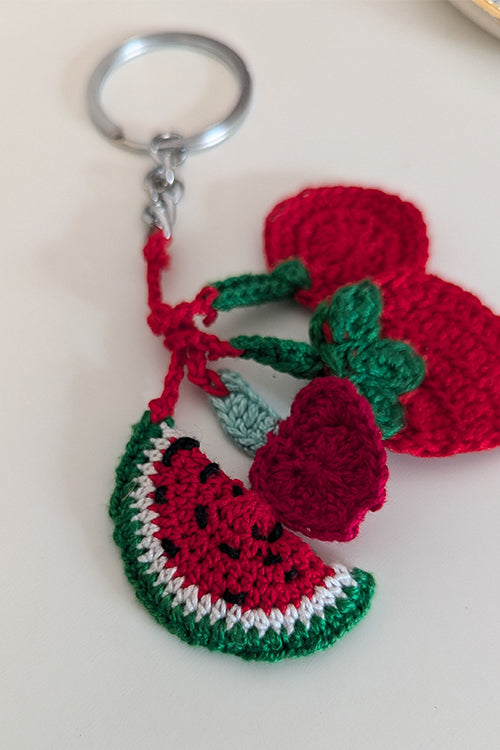 Okhai "Fruit Splash" Crochet Key Ring