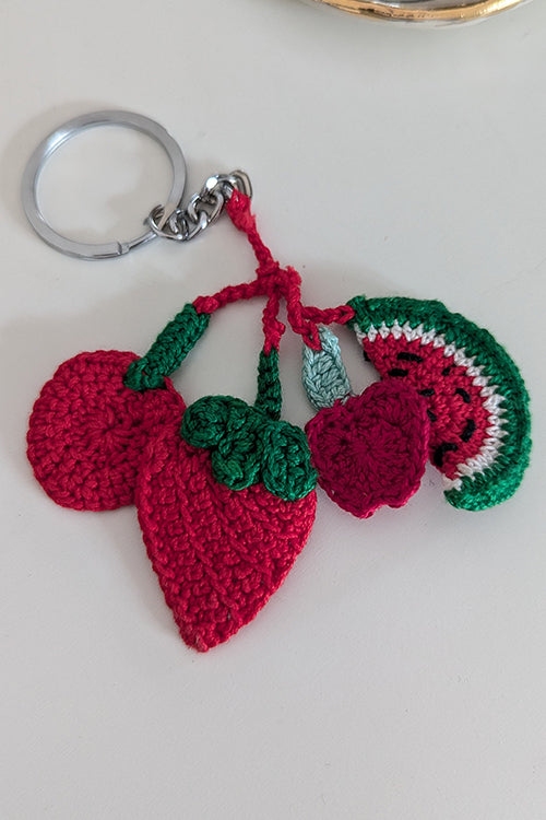 Okhai "Fruit Splash" Crochet Key Ring
