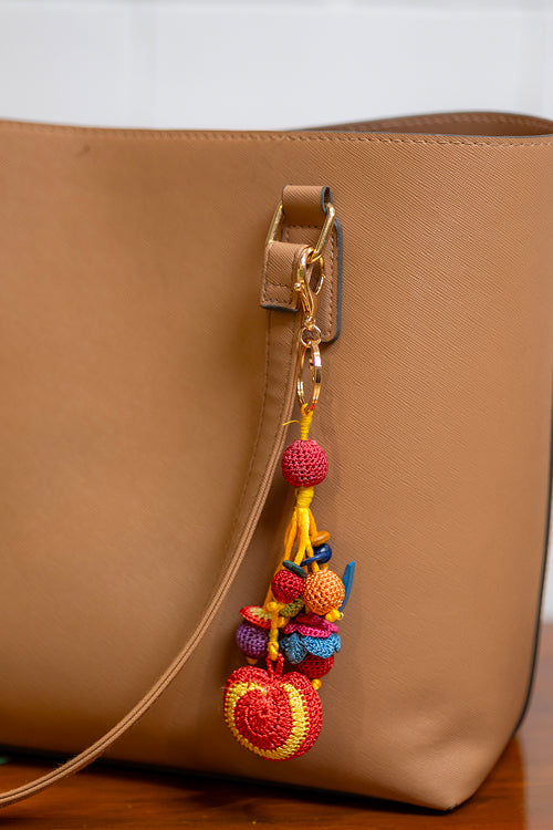 Samoolam Boho Bag Charm Red Heart