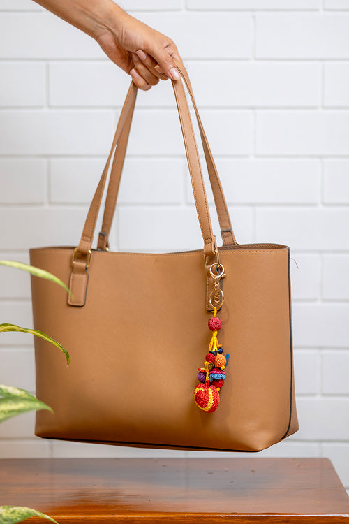 Samoolam Boho Bag Charm Red Heart