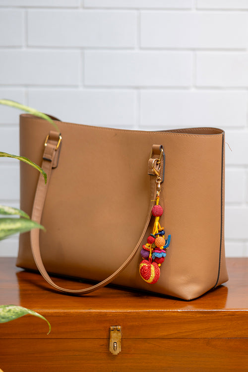 Samoolam Boho Bag Charm Red Heart