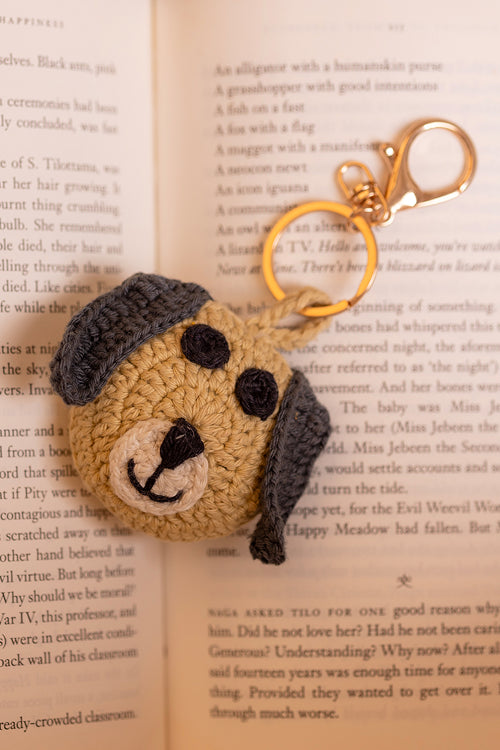 Samoolam Boho Bag Charm Mast Akela Puppy