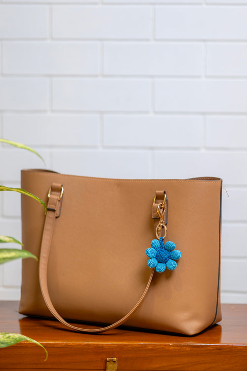Samoolam Boho Bag Charm Neela Phool