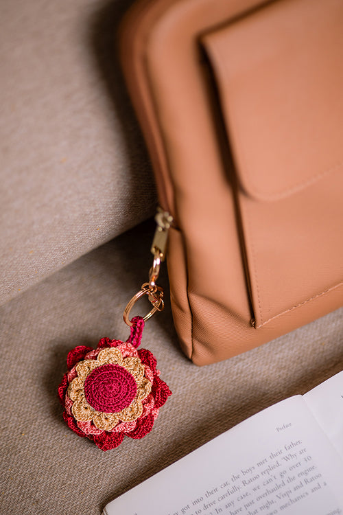 Samoolam Boho Bag Charm Khushaal Dahelia