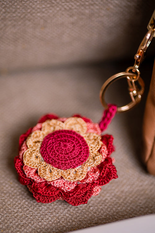 Samoolam Boho Bag Charm Khushaal Dahelia