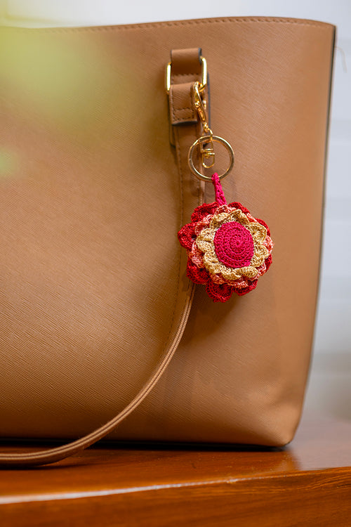 Samoolam Boho Bag Charm Khushaal Dahelia