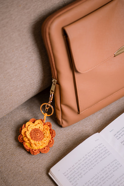 Samoolam Boho Bag Charm Surajmukhi