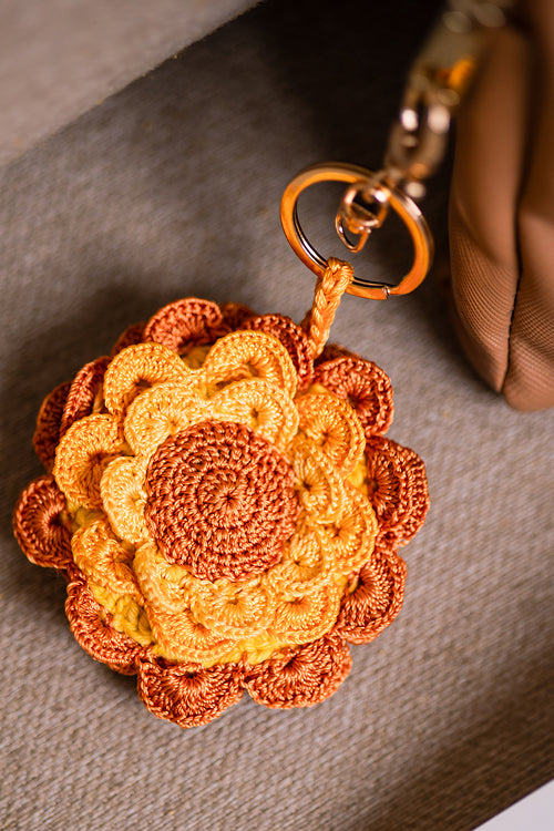 Samoolam Boho Bag Charm Surajmukhi