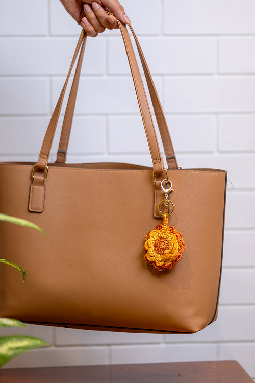 Samoolam Boho Bag Charm Surajmukhi