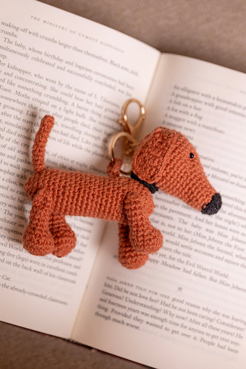 Samoolam Boho Bag Charm Khurafati Dachshund