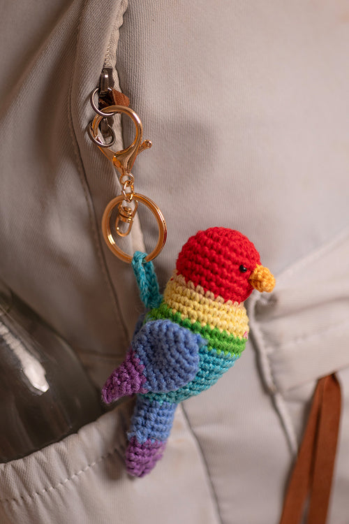 Samoolam Boho Bag Charm Rang Rangeeli Songbird