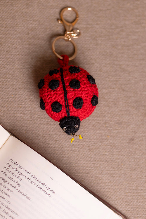 Samoolam Boho Bag Charm Laal Beetle