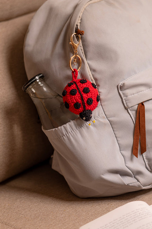 Samoolam Boho Bag Charm Laal Beetle