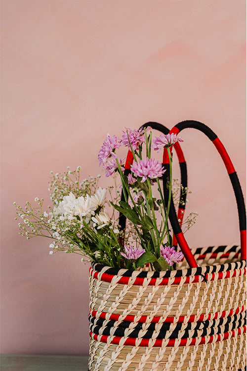 Kraftribe Grass & Palm Handbag