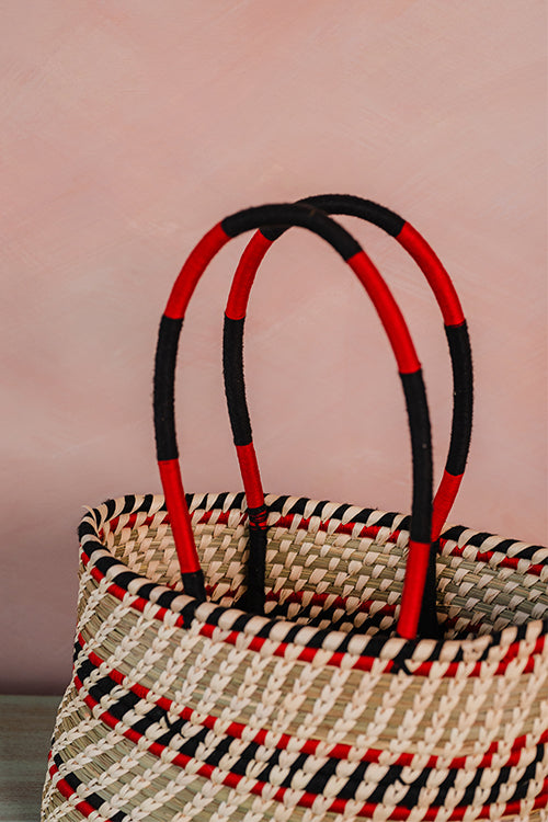Kraftribe Grass & Palm Handbag