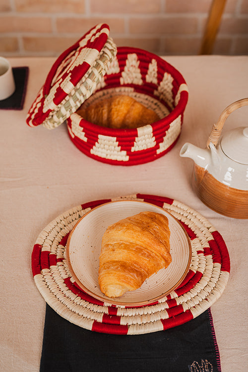 Kraftribe Grass Dining Mat(Red)