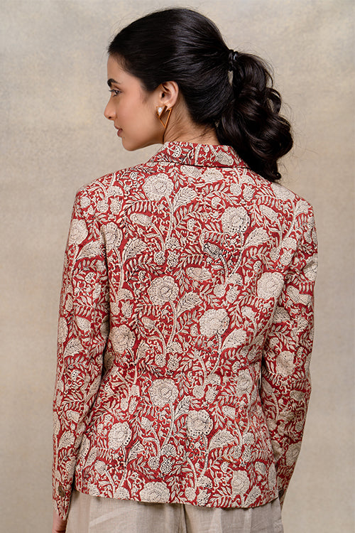 Okhai "Triumphant" Handblock Printed Blazer