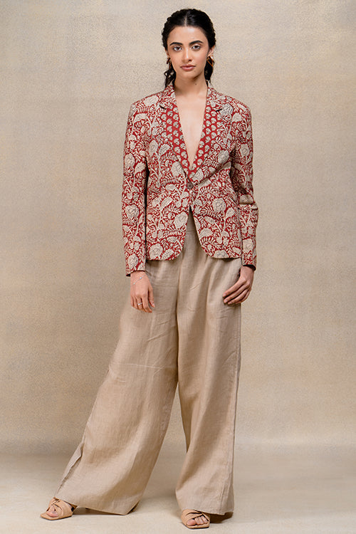 Okhai "Triumphant" Handblock Printed Blazer