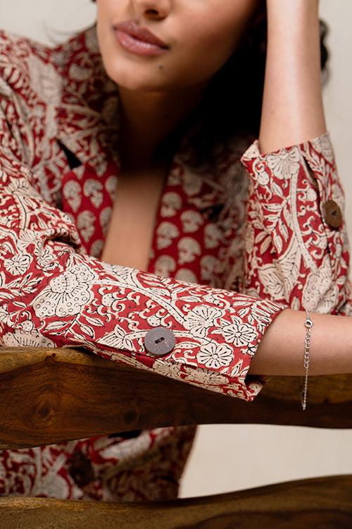 Okhai "Triumphant" Handblock Printed Blazer