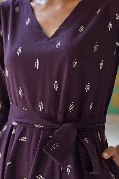Okhai 'Spellbound' Hand Block Printed Dress | Rescue
