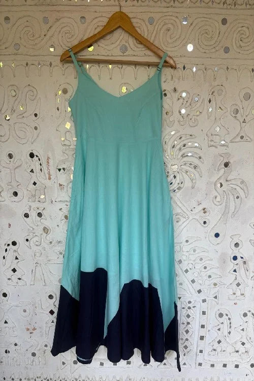 Okhai 'The Heavens' Pure Cotton Double Layered Sling Dress | Rescue