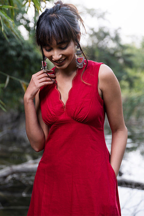 Okhai 'Affection' Pure Cotton Dress| Rescue