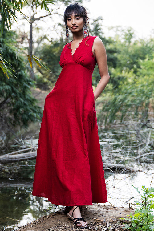 Okhai 'Affection' Pure Cotton Dress| Rescue