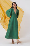 Okhai 'Understated' V-Neck Silk Blend Dress | Rescue