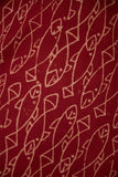 Okhai "Terravita" Handblock Printed Ajrakh Pure Cotton Cross-Back Dress