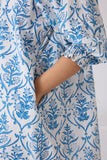 Okhai "Sukoon" Handblock Printed Pure Cotton Dress