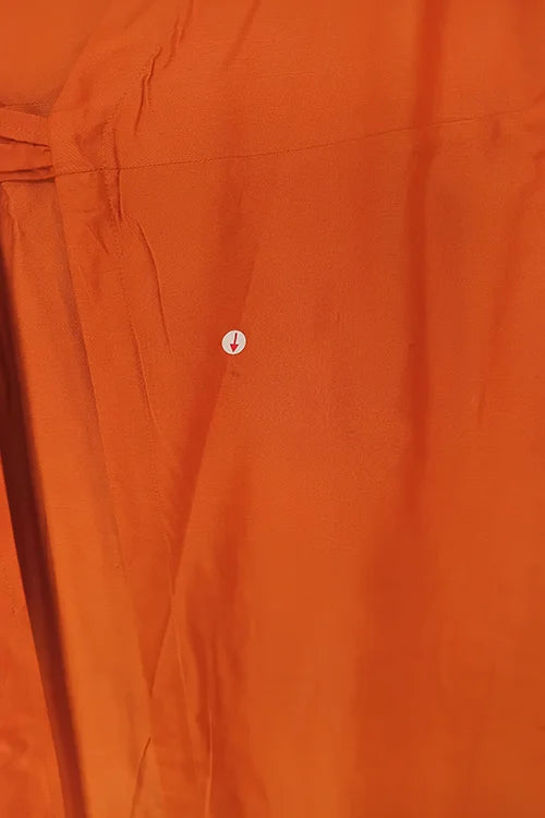 Okhai "Saffron Echo" Silk Blend Wrap Dress| Rescue