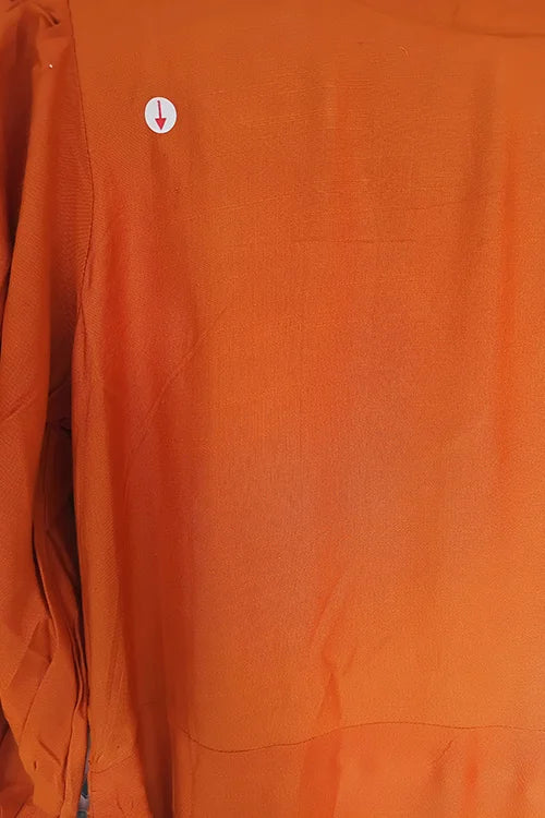 Okhai "Saffron Echo" Silk Blend Wrap Dress| Rescue