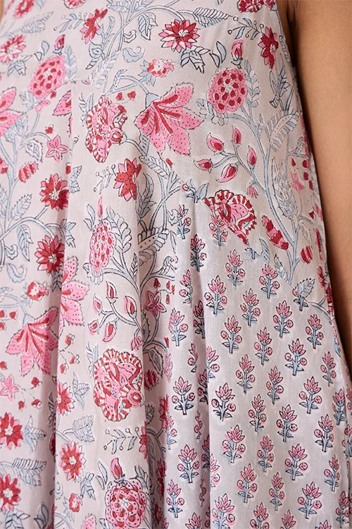 Okhai "Vacay" Hand Block Printed Pure Cotton Sleeveless Dress