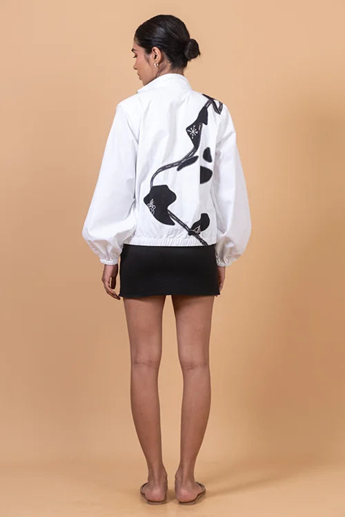 Okhai "Getaway" Hand Applique and Embroidery work Pure Cotton Jacket