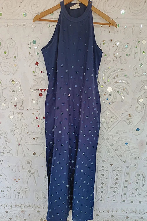 Okhai 'Magic Spell' Hand Embroidered Mirror Work Jumpsuit| Rescue
