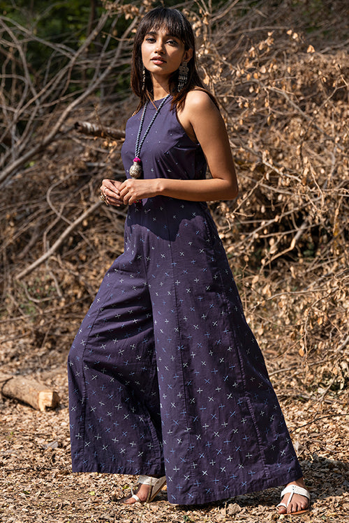 Okhai 'Magic Spell' Hand Embroidered Mirror Work Jumpsuit| Rescue