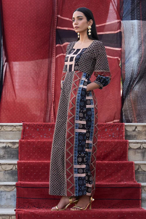 Okhai "Citadel" Cotton Ajrakh Jumpsuit