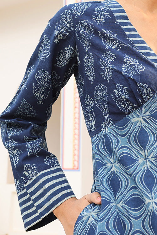 Okhai 'Indigenous Soul' Pure Cotton Hand Block Printed Kurta Pant Set