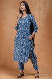 Okhai Bluejay Mirrorwork & Embroidered Kurta Pant Set For Women Online