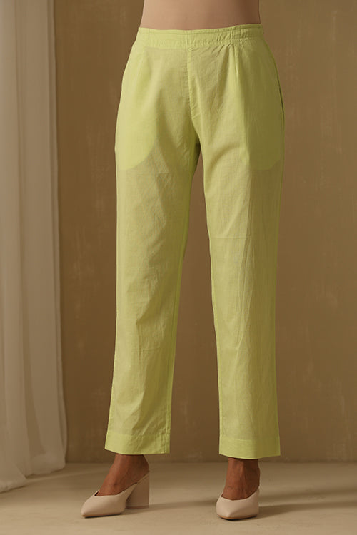 Okhai "Inaayat" Chikankari Pure Cotton Kurta Pant Set