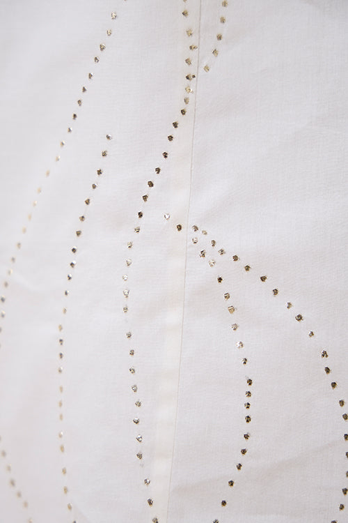 Okhai "Gold Leaf" Mukaish and Khaat Bharat work Kurta Pant set