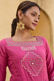 Sundial Pure Cotton Embroidered Kurta Pant Set With Dupatta Online