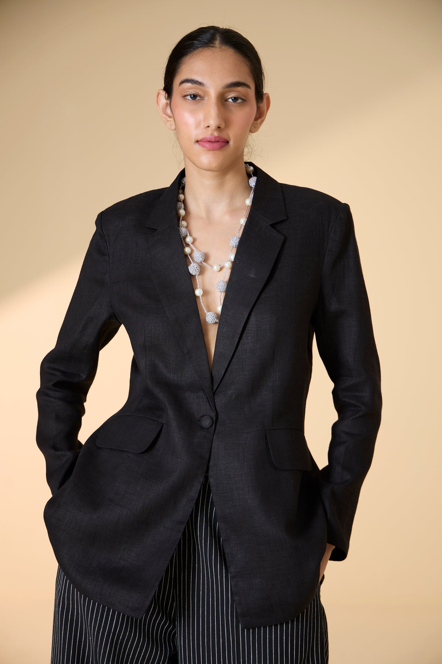 Okhai 'Nostalgic Dream' Linen Cotton Blazer