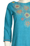 Okhai "Sunflowers" Embroidery Work Dress | Relove