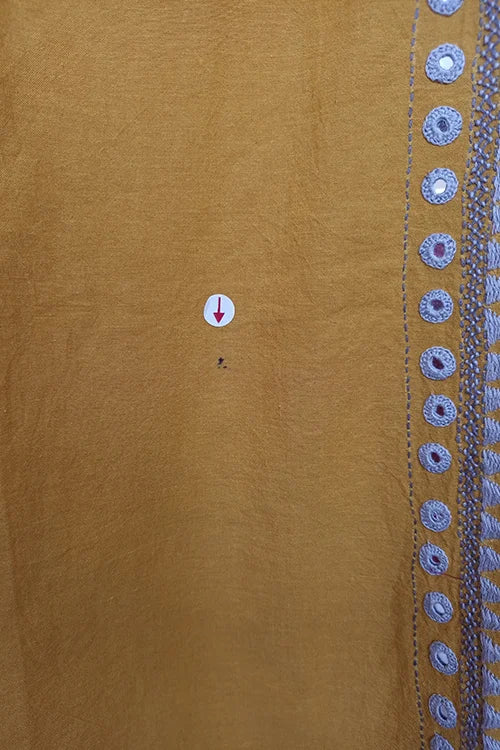 Okhai "Golden Goddess" Embroidery Work Kurta | Rescue