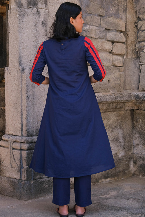 Okhai "Elysium" Hand-Embroidered Pure Cotton Mul Kurta