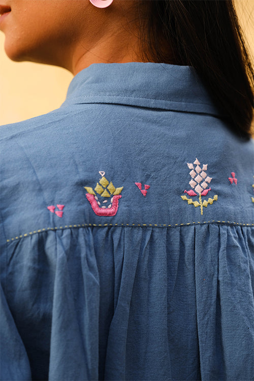 Okhai "Cassata" Suf Embroidered Hand-woven Cotton Antifit Dress